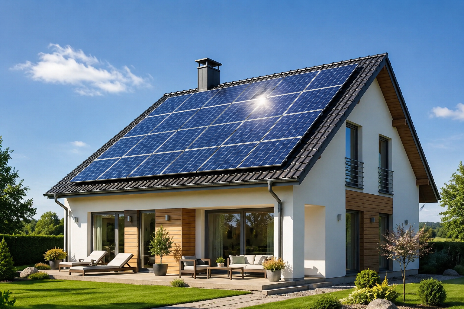 Instalación solar en vivienda unifamiliar